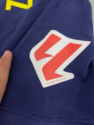 Camiseta Fútbol Nike Atlético Madrid Azul Amarillo