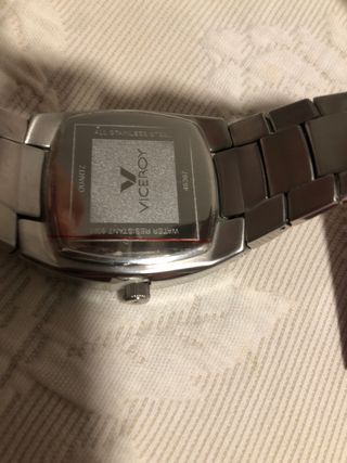 Reloj Viceroy Hombre Negro y Plateado