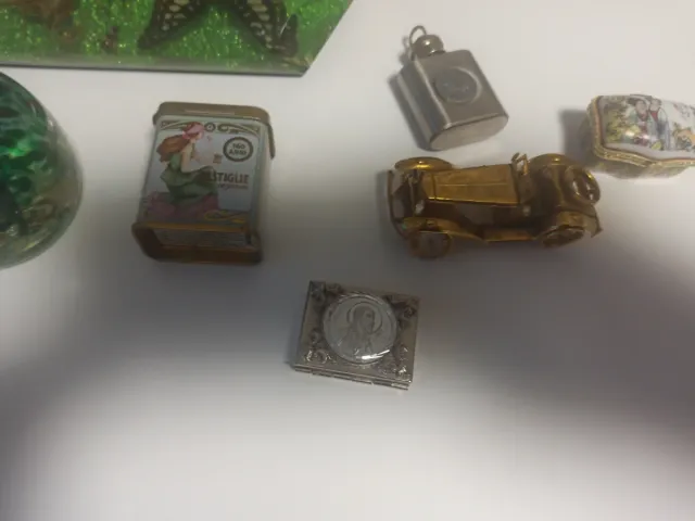 Lote de 7 figuras decorativas antiguas