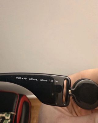 Occhiali da sole Versace neri