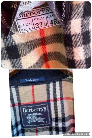 VINTAGE abrigo marengo lana BURBERRY talla 48