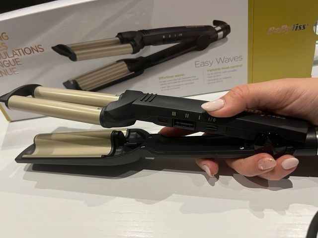 Plancha Ondas BaByliss Dorada