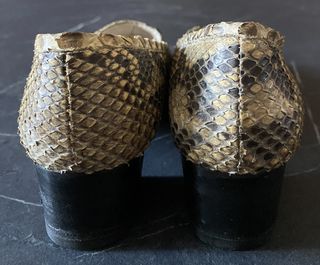 Scarpe con tacco pitone