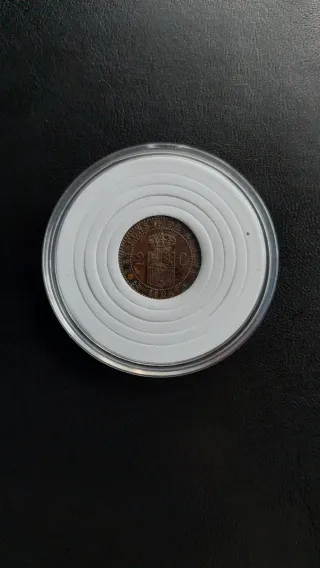 2 céntimos 1904 variante *0 partido