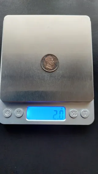 2 céntimos 1904 variante *0 partido