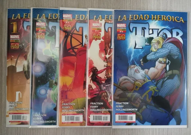 THOR 1+2+3+4+5 LA EDAD HEROICA VOLUMEN 5 PANINI