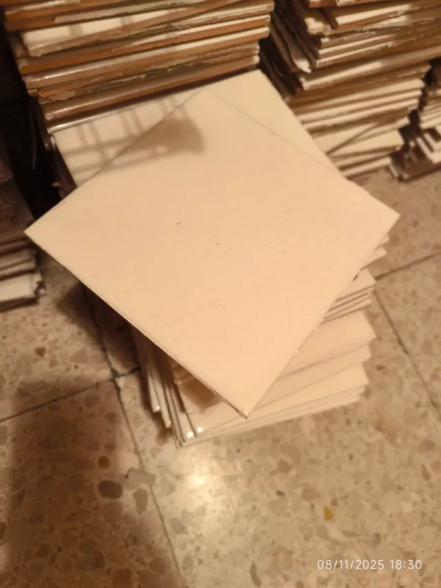 Baldosa cerámica 15x15 blanca