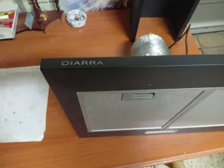 Campana extractora cocina negra