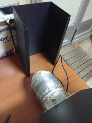 Campana extractora cocina negra