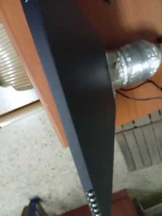 Campana extractora cocina negra