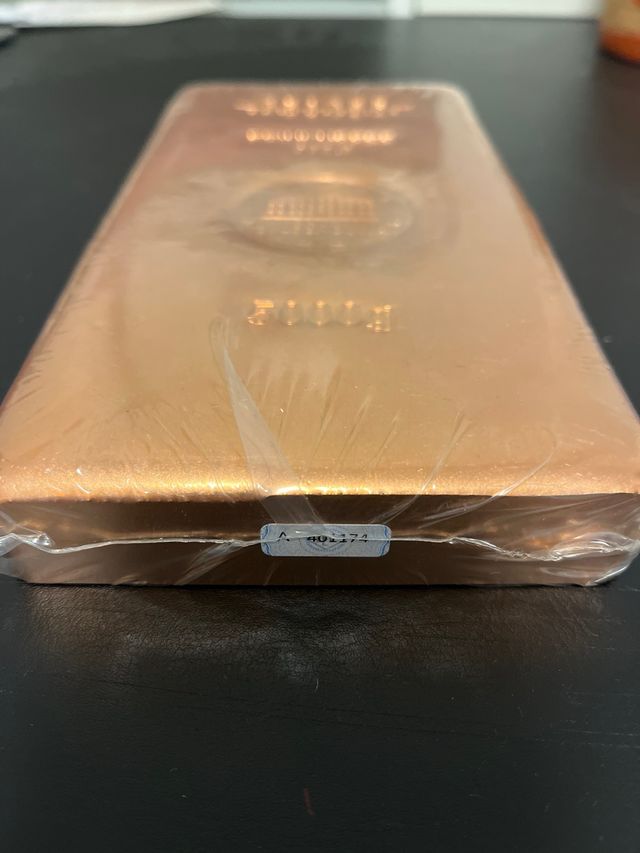 Lingote Cobre Geiger 5kg 999.9