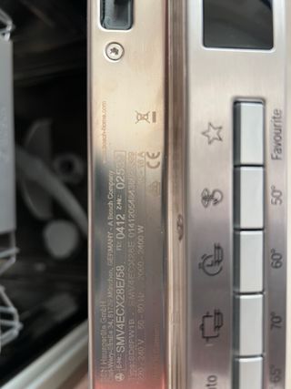 Lavavajillas Bosch Integrable