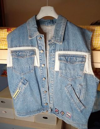 Gilet in jeans uomo/donna