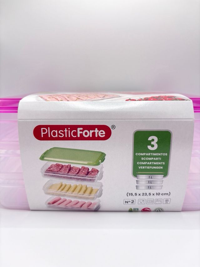 Tupper fiambrera apilável