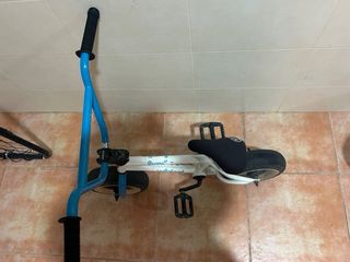 Mini bici BMX Wildcat Bianca e Blu