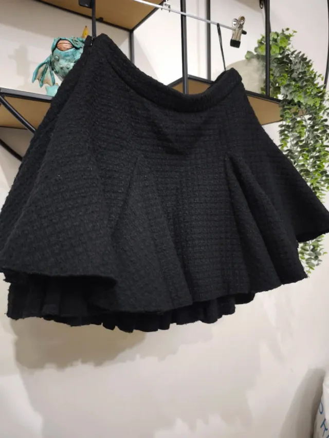 Falda Lolita Steampunk Negra Talla S