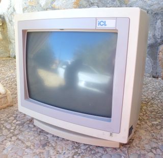 Monitor CRT VGA ICL CDU14B. MS-DOS / Intel 486...