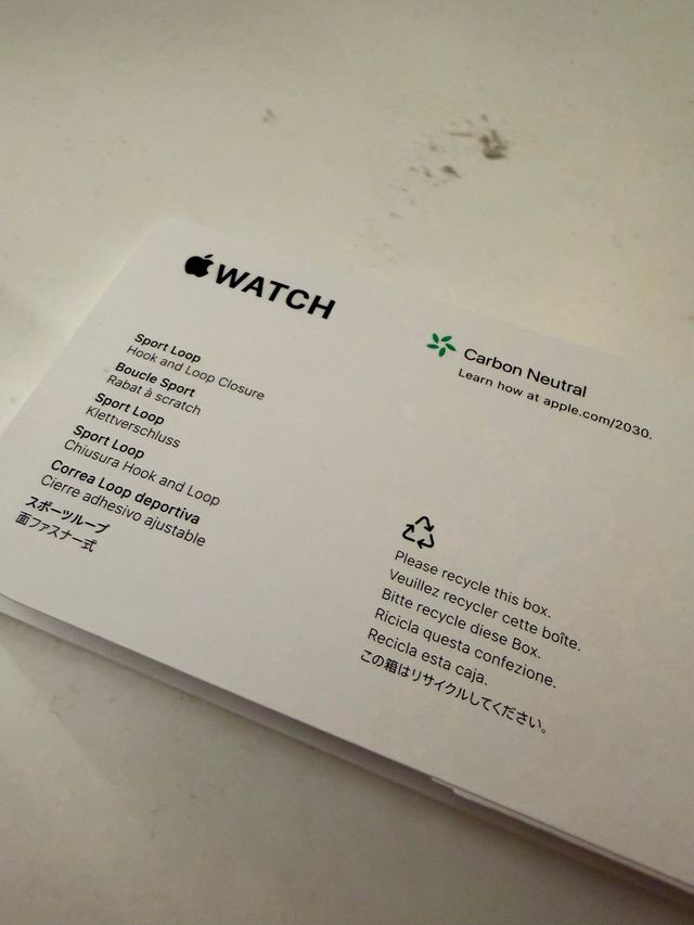 Correa Apple Sport Loop 46mm Azul