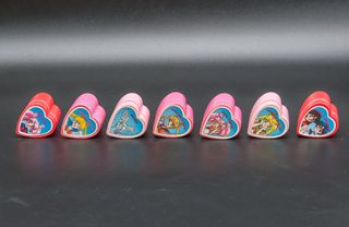 8 Timbri Sailor Moon 1992 Giochi Preziosi vintage