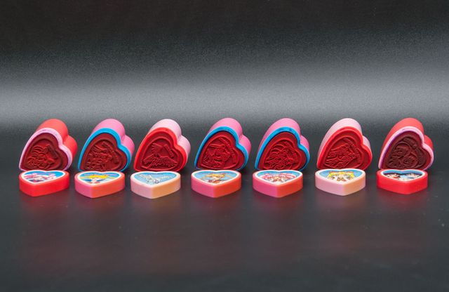 8 Timbri Sailor Moon 1992 Giochi Preziosi vintage