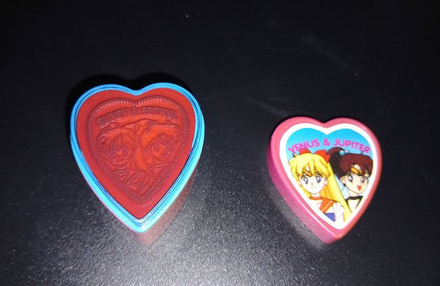 8 Timbri Sailor Moon 1992 Giochi Preziosi vintage