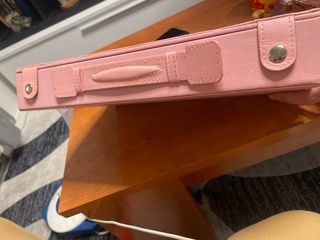 Maletín cosmética piel rosa