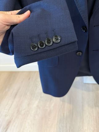 Traje azul Cortefiel