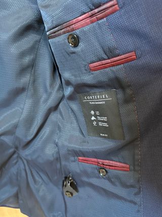 Traje azul Cortefiel