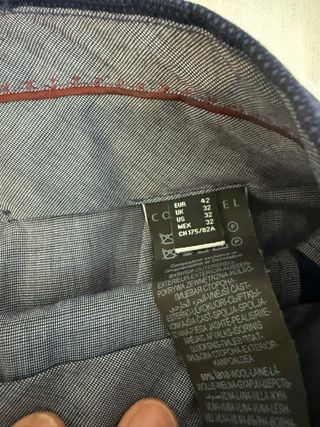 Traje azul Cortefiel