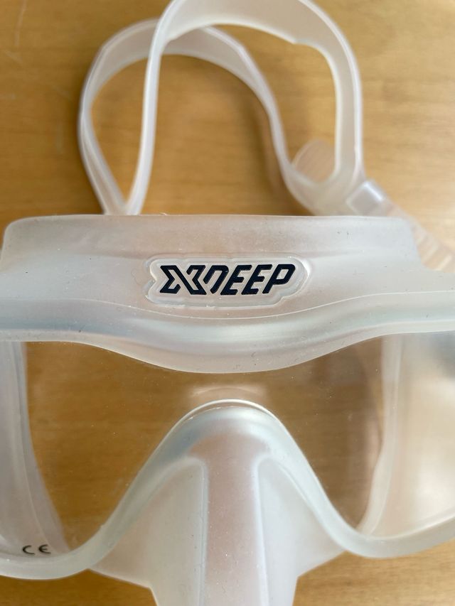 Gafas de buceo y tubo