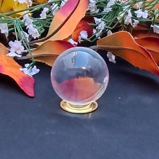ESFERA BOLA CRISTAL CUARZO ASIÁTICO TRANSPARENTE