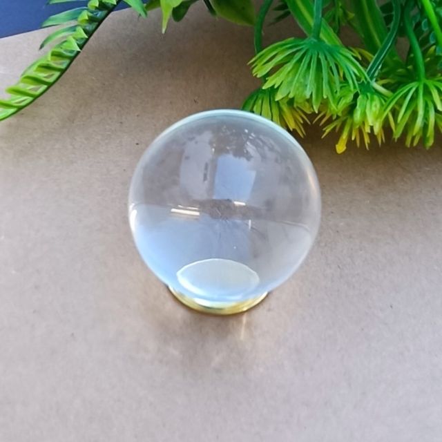 ESFERA BOLA CRISTAL CUARZO ASIÁTICO TRANSPARENTE
