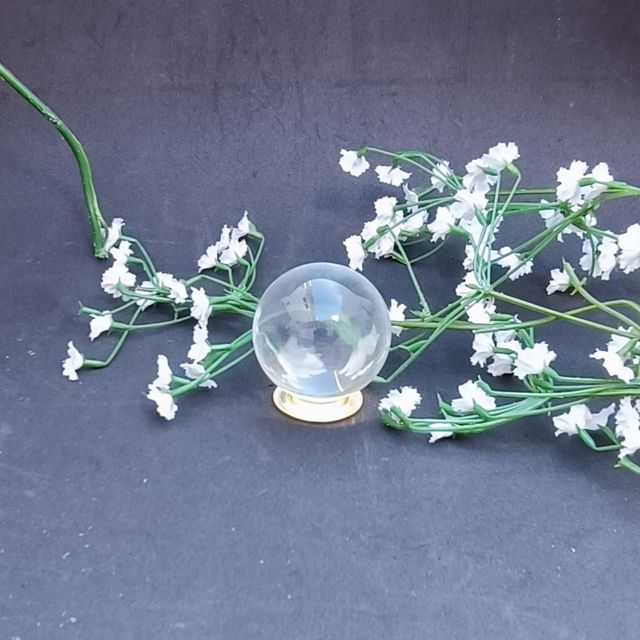 ESFERA BOLA CRISTAL CUARZO ASIÁTICO TRANSPARENTE