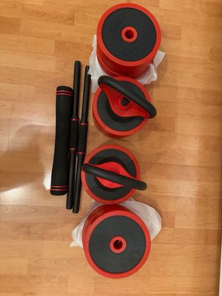 Set di manubri regolabili in ferro pesante