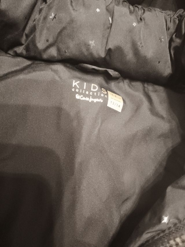 Chaleco juvenil acolchado estrellas