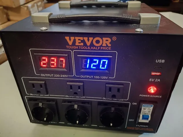 Convertidor de Voltaje VEVOR 5000W