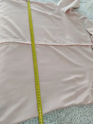 Camisa rosa de manga larga