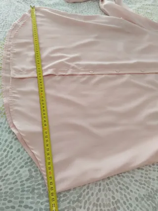 Camisa rosa de manga larga