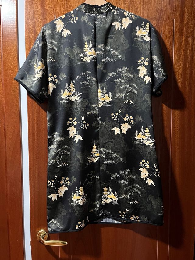 Vestido japonés Zara estampado
