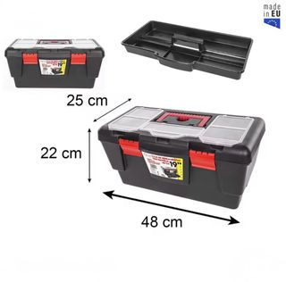 Caja de herramientas 19" con bandeja