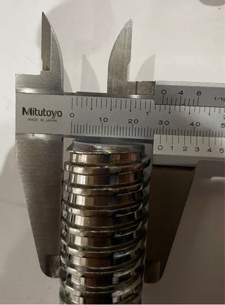 Mancuerna Cromada para discos de 30mm