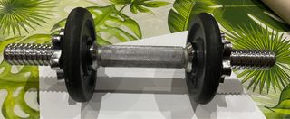 Mancuerna Cromada para discos de 30mm