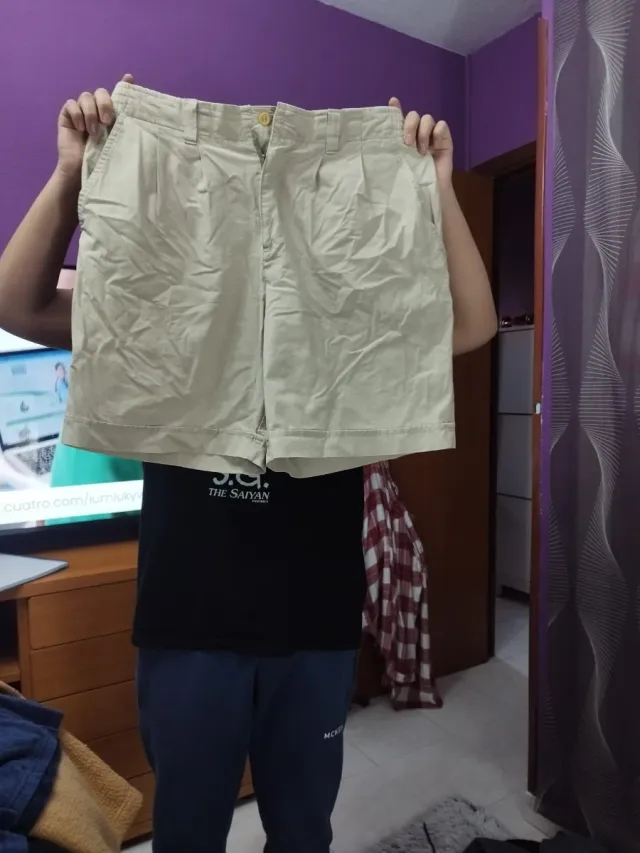 Pantalones cortos beige