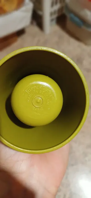 Contenitore olio/aceto Tupperware verde