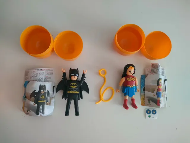 Playmobil Batman y Wonder Woman DC Maxi Kinder