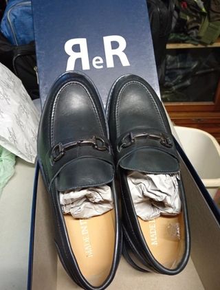 Scarpe eleganti R&R uomo nere