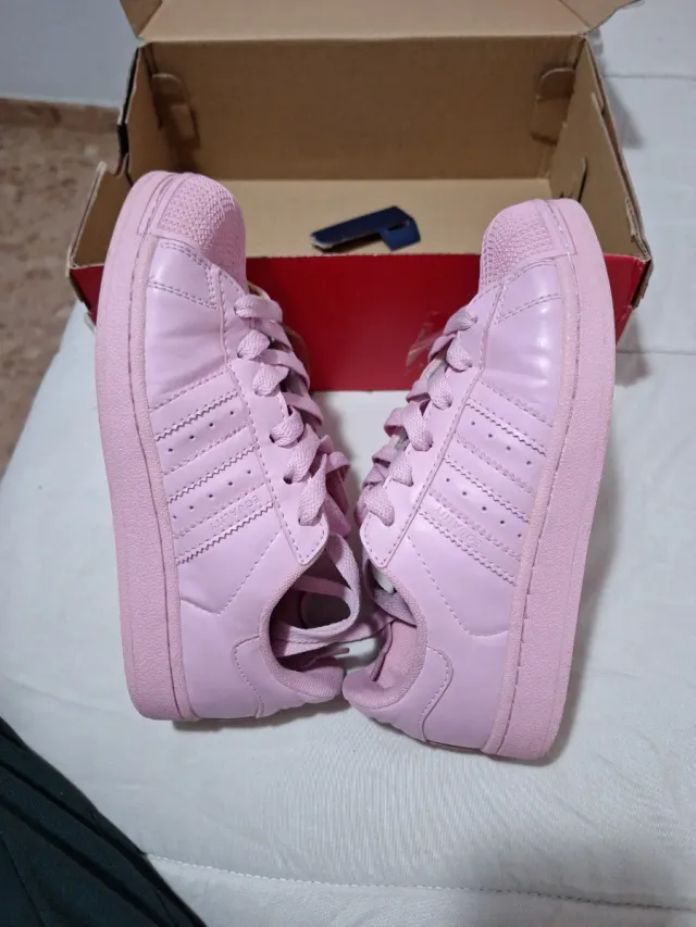 Zapatillas Adidas Superstar Rosa Talla 38