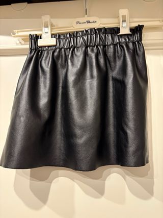 Falda Benetton Negra Talla 4/5