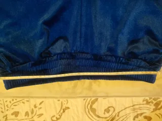 Pantalón de terciopelo azul