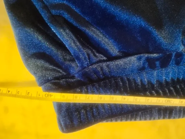 Pantalón de terciopelo azul